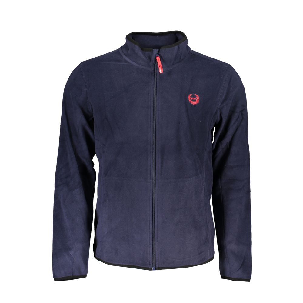 Blue Polyester Mens Sweatshirt - ventzia