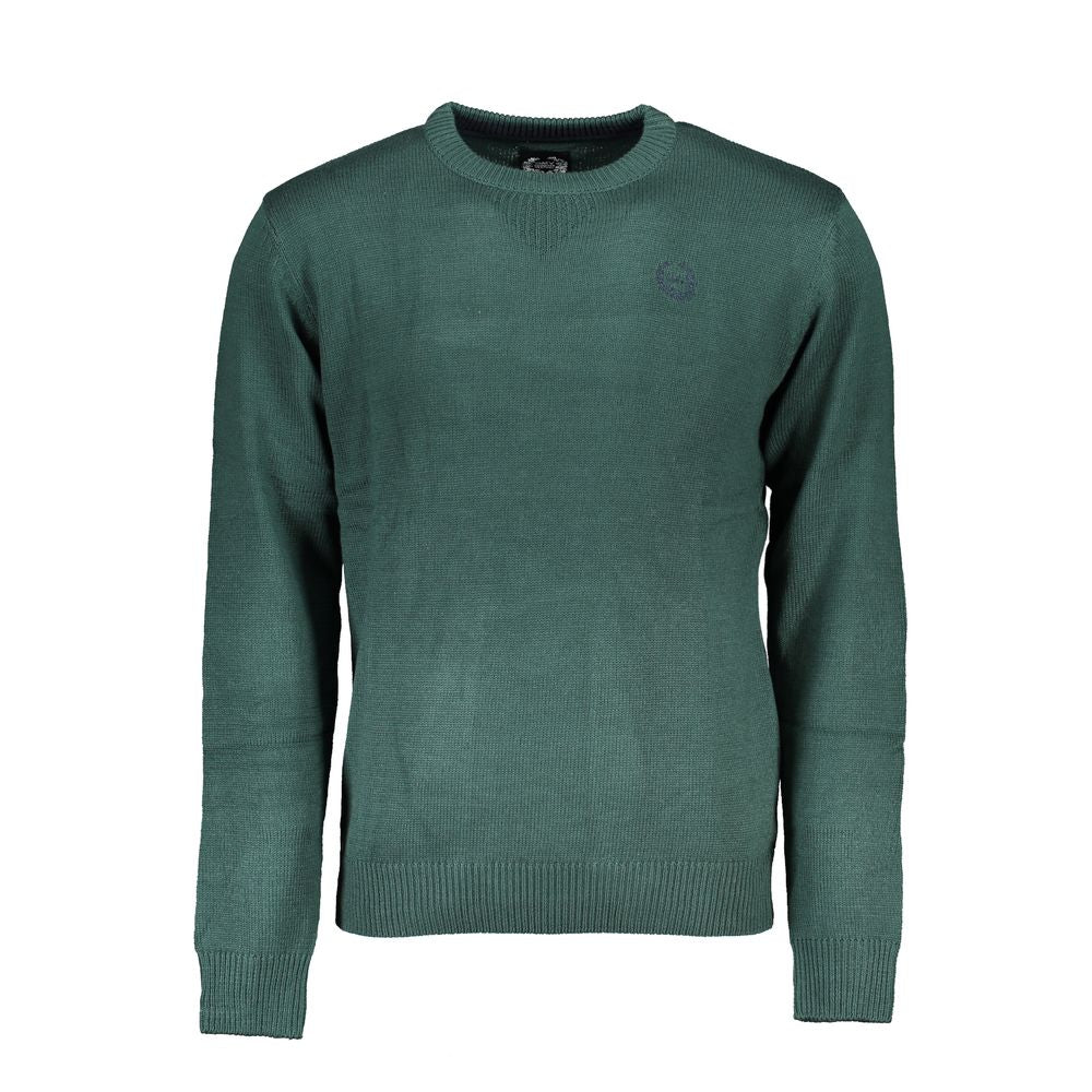Green Cotton Sweater - ventzia