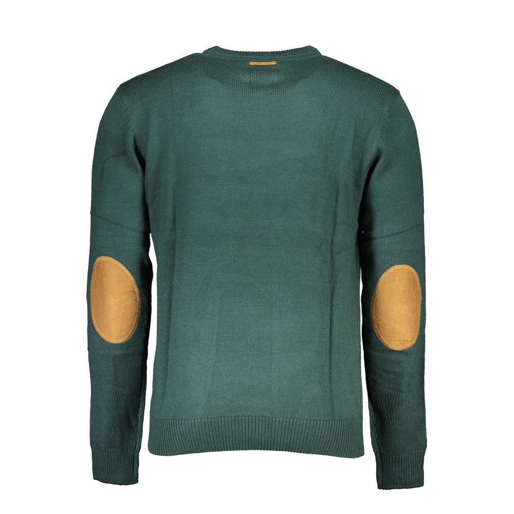 Green Cotton Sweater - ventzia