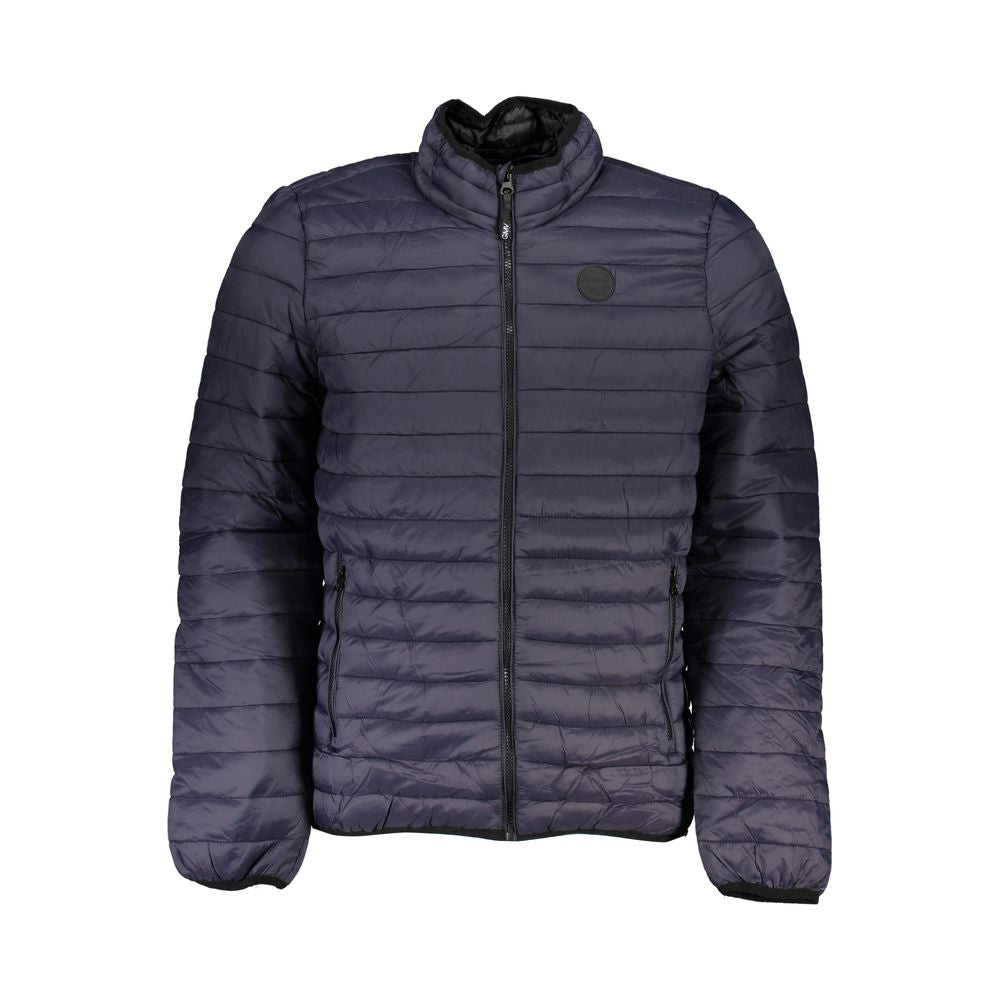 Blu Poliammide Men's Jacket - ventzia