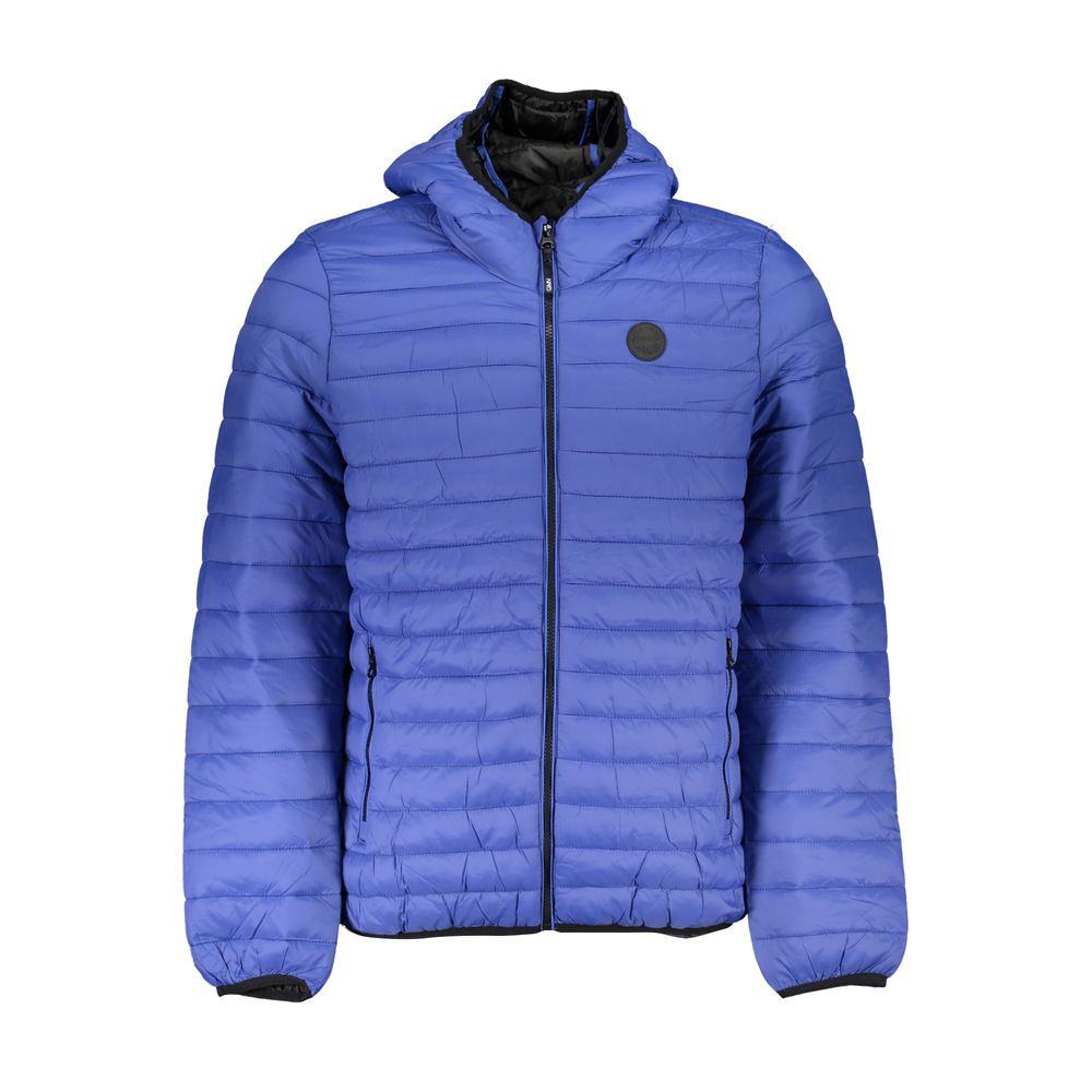 Blu Poliammide Men's Jacket - ventzia