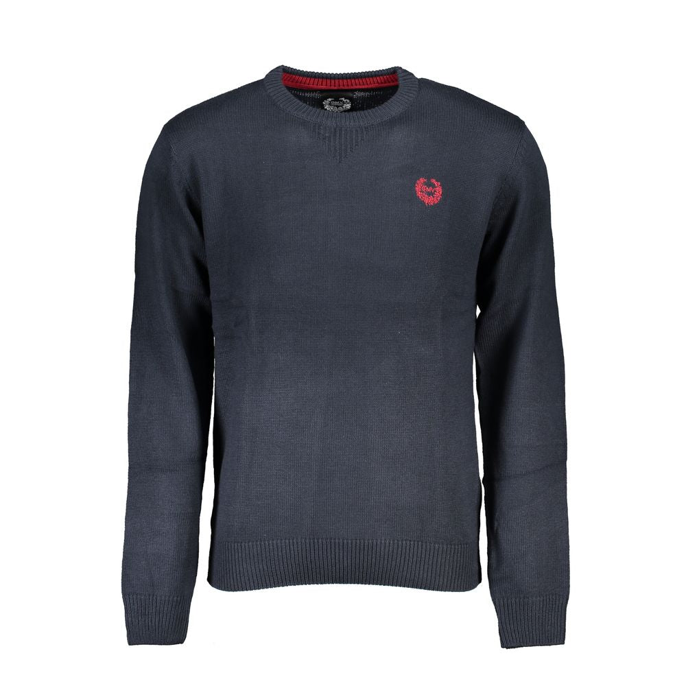 Blue Cotton Men's Sweater - ventzia
