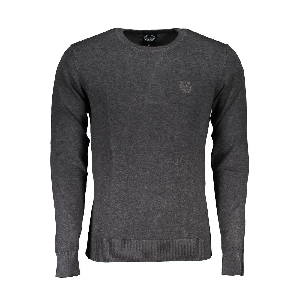 Grigio Viscosa Men Sweater - ventzia