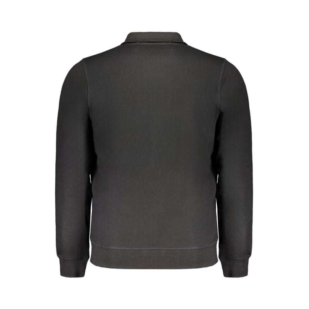 Black Cotton Sweatshirt