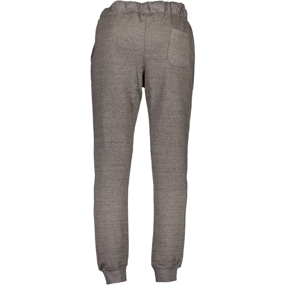 Grigio Polyester Men's Sweatpant - ventzia