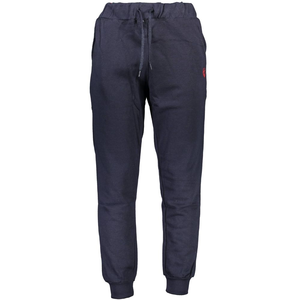 Blue Polyester Men's Track Pant - ventzia