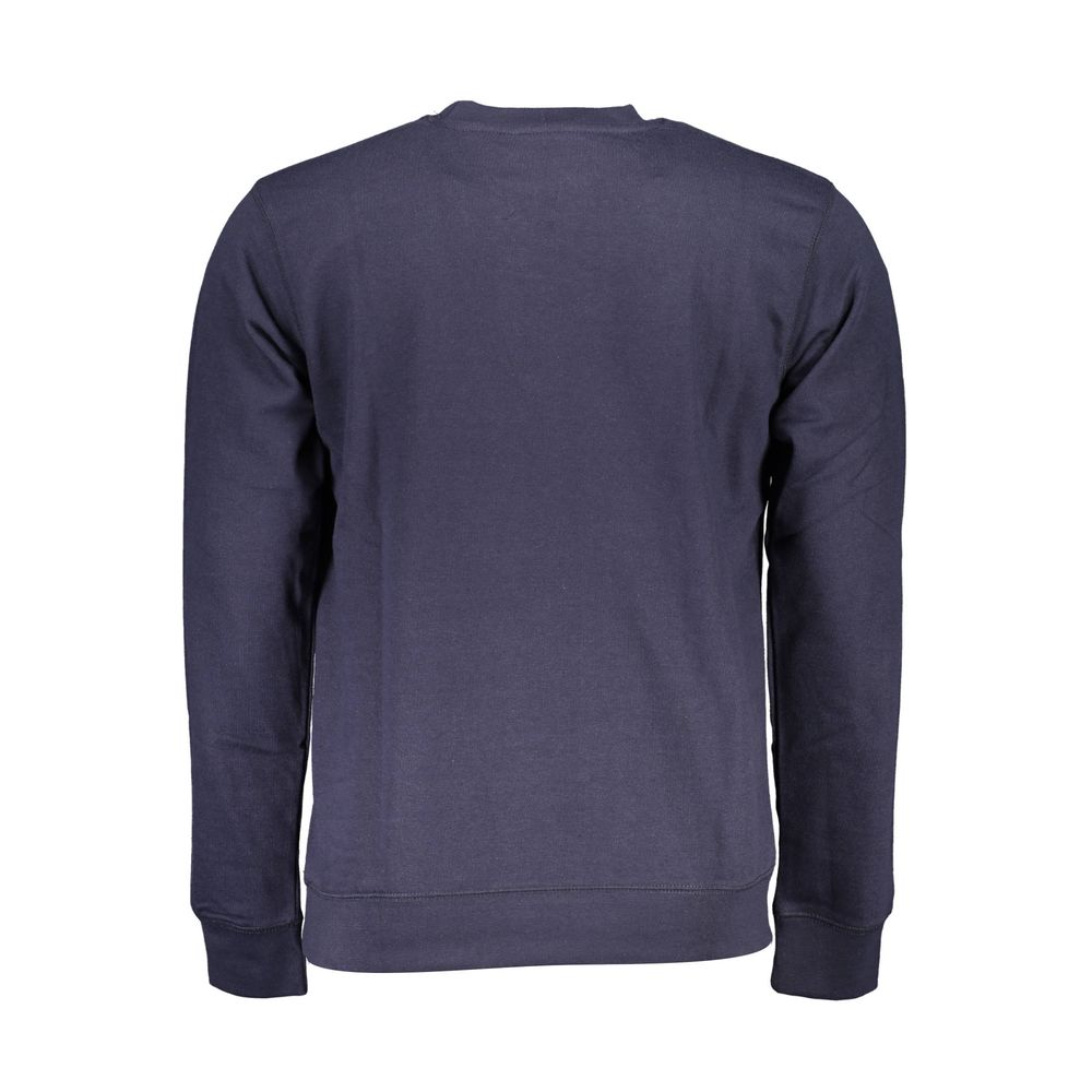 Blue Cotton Men Sweatshirt - ventzia