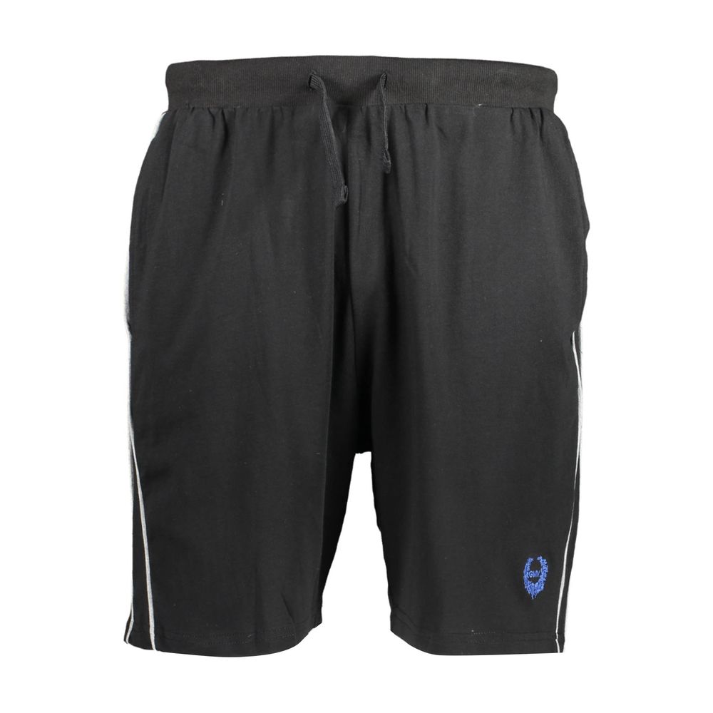 Black Cotton Men's Sweatpant - ventzia