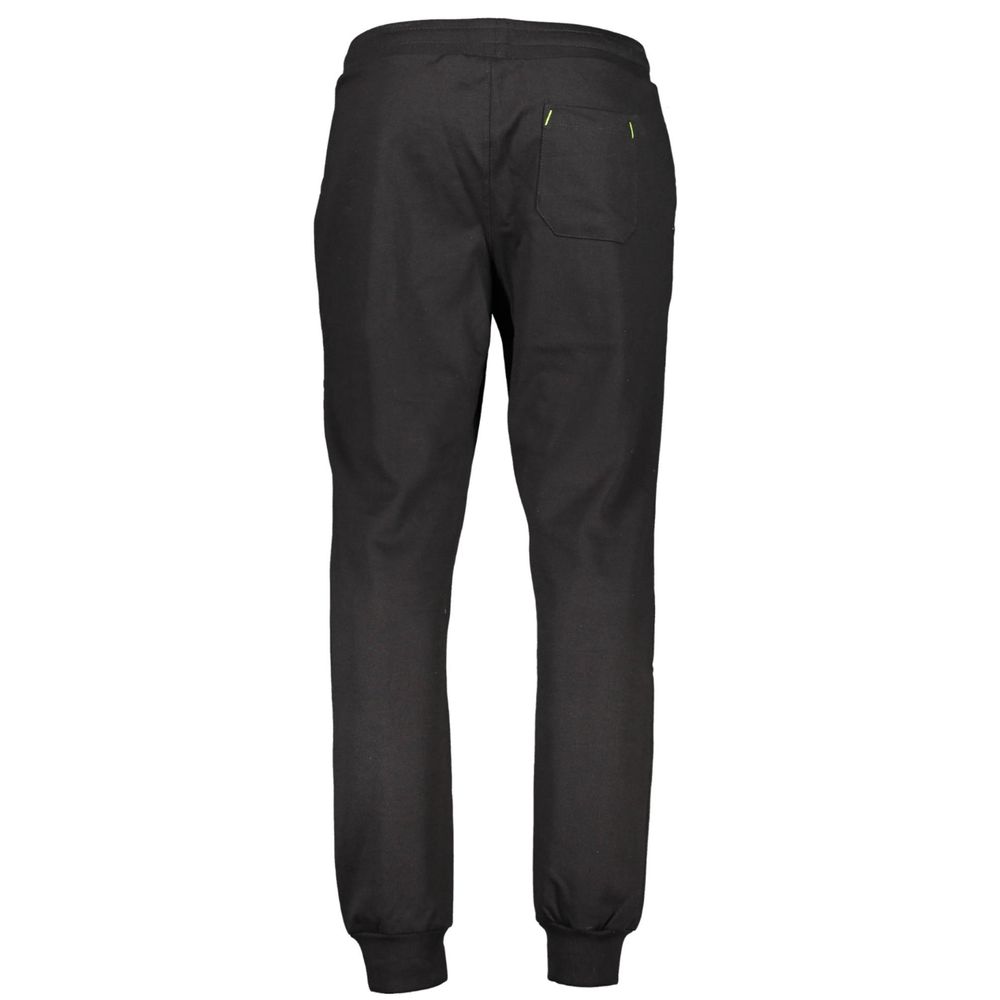 Black Cotton Men's Track Pant - ventzia