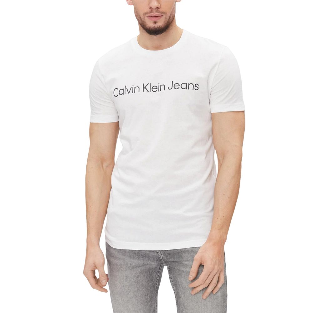 White Cotton T-Shirt - ventzia