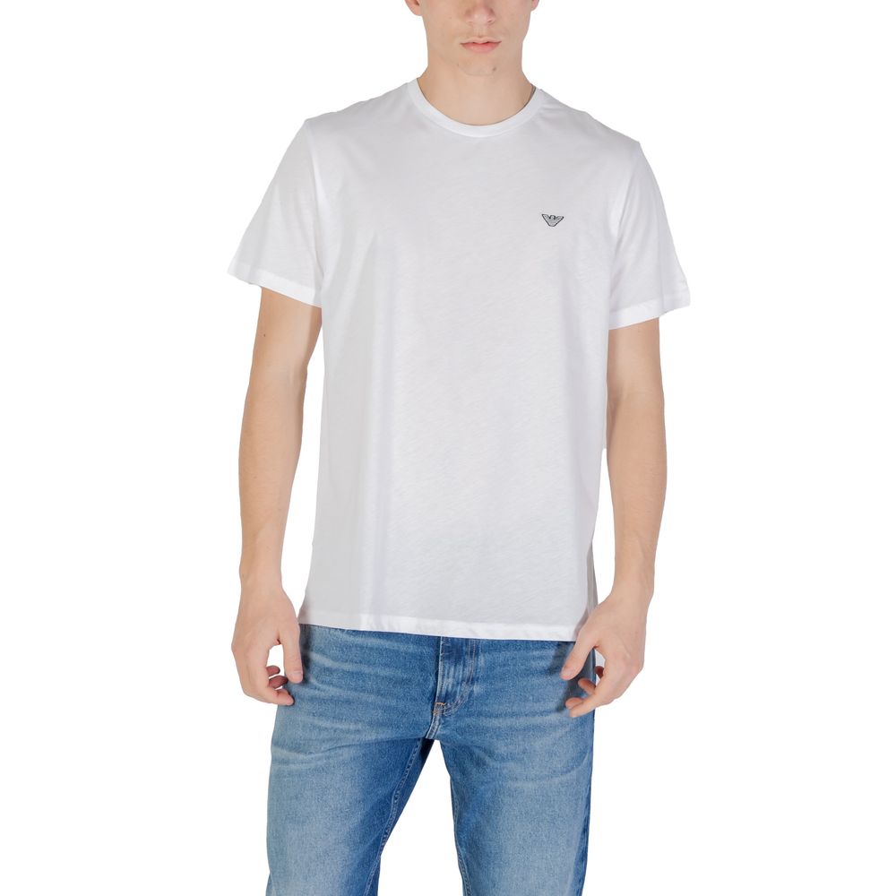 White Cotton T-Shirt - ventzia