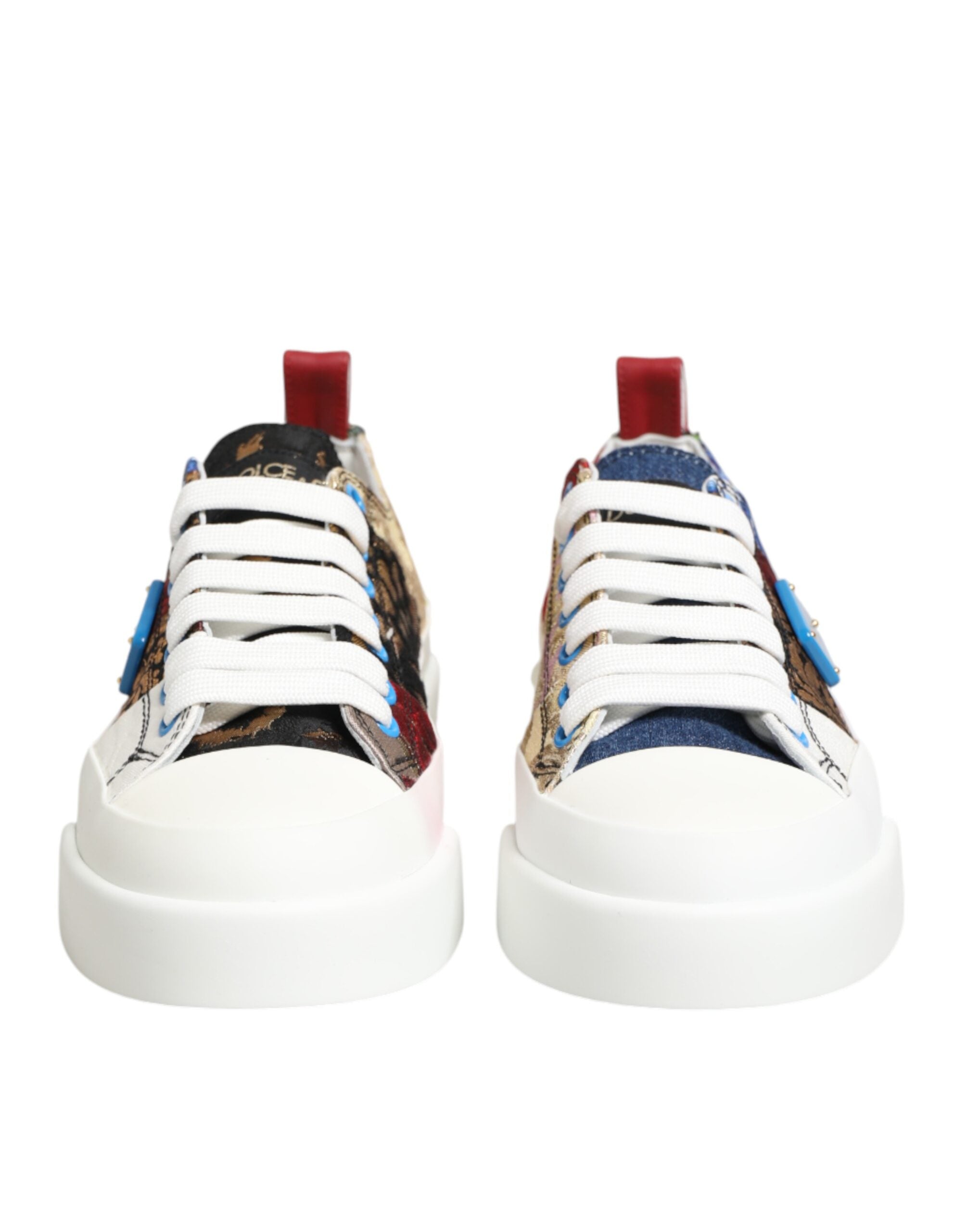 Multicolor Patchwork Low Top Sneakers Shoes - ventzia