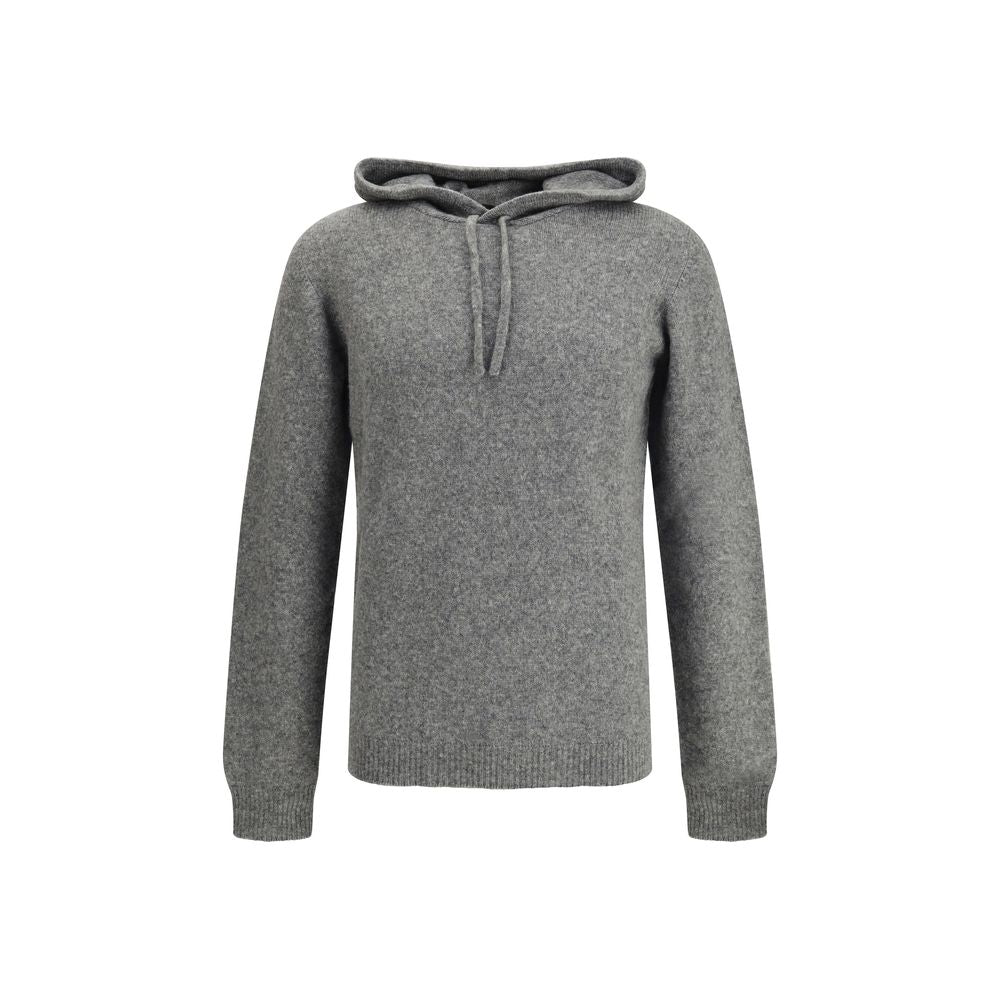 Gray Cashmere Hoodie