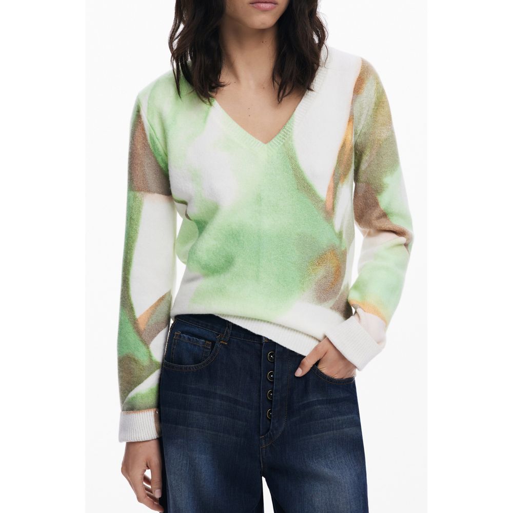 Green Elastane Sweater