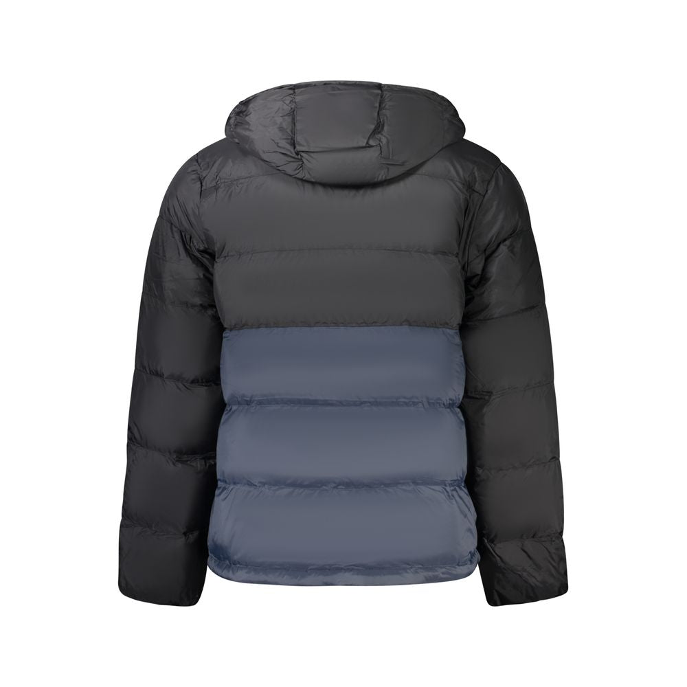 Black Poliammide Men's Jacket - ventzia