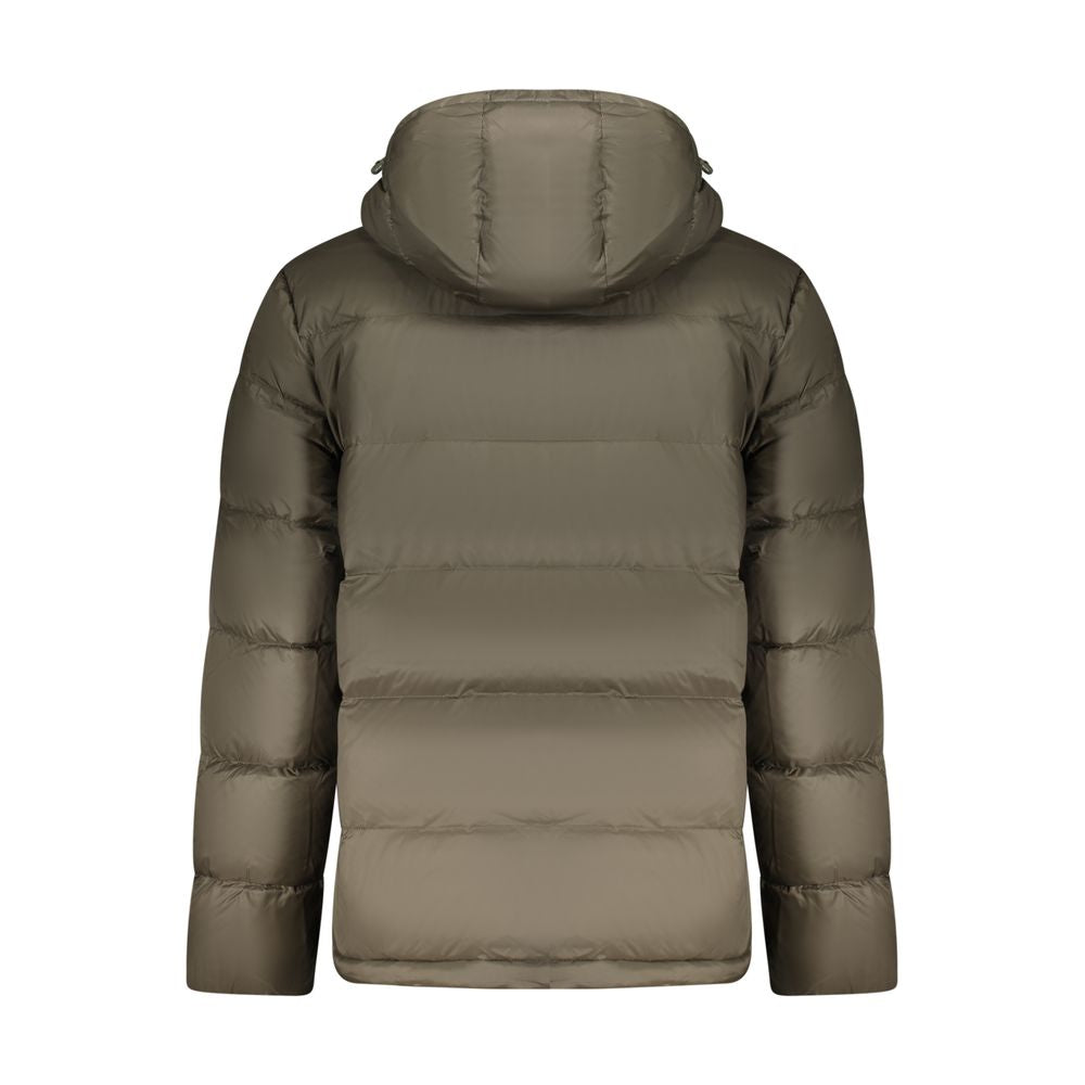Marrone Poliammide Men's Jacket - ventzia