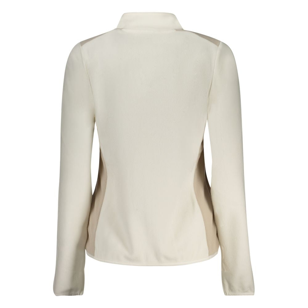 Bianco Polyester Women Sweatshirt - ventzia