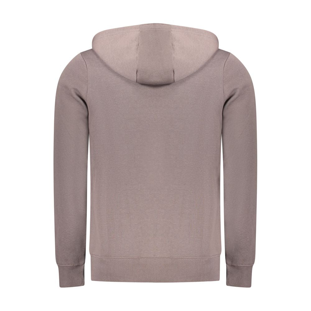Marrone Cotton Men Sweatshirt - ventzia