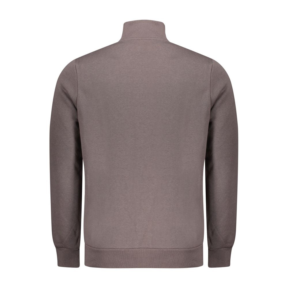 Marrone Cotton Men Sweatshirt - ventzia