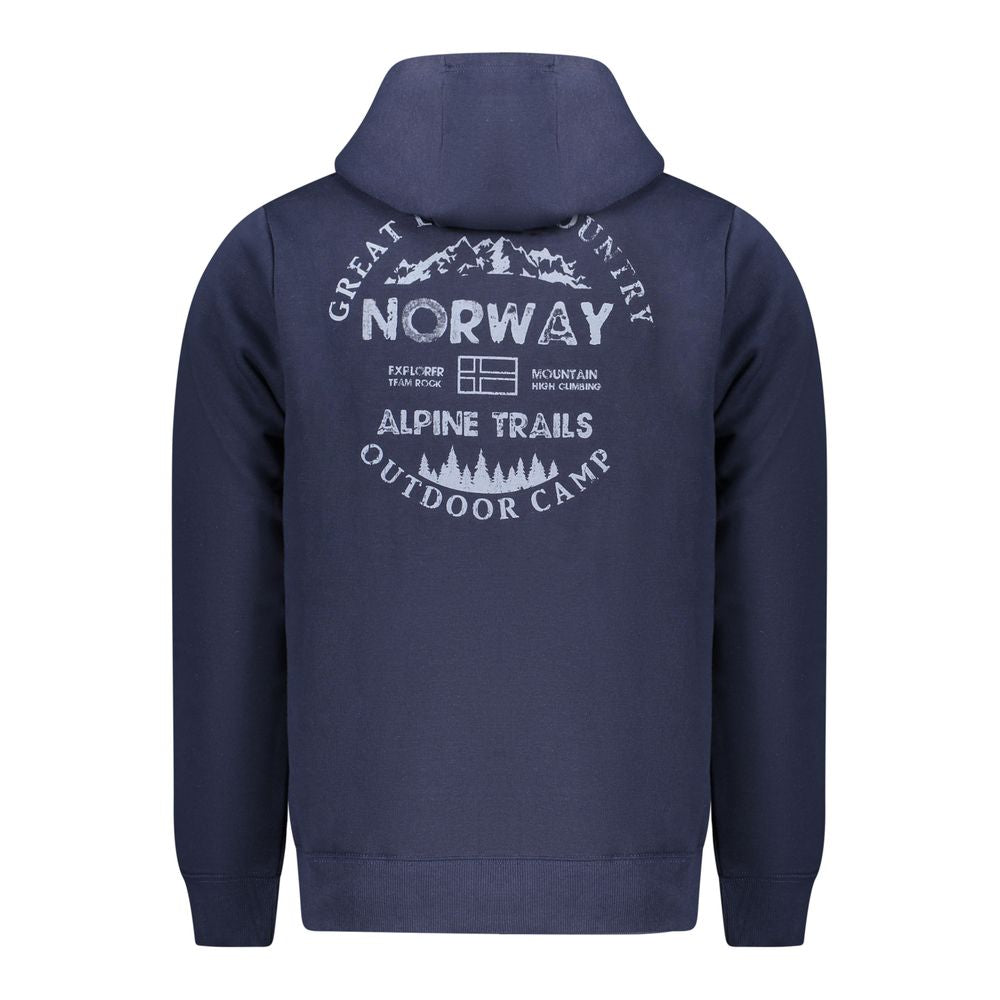 Marrone Cotton Men Sweatshirt - ventzia
