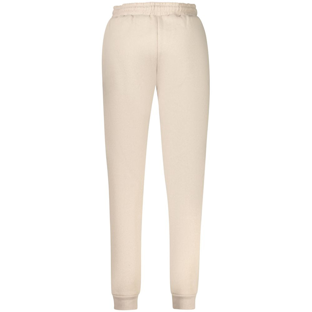 Beige Cotton Women Sweatpant - ventzia