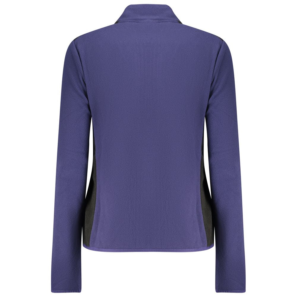 Blue Polyester Women Sweatshirt - ventzia