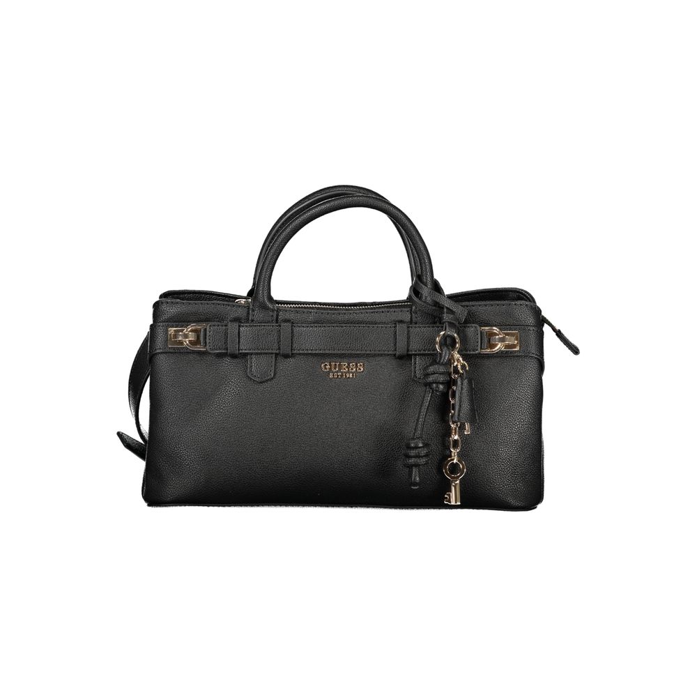 Nero Poliuretano Women Handbag - ventzia