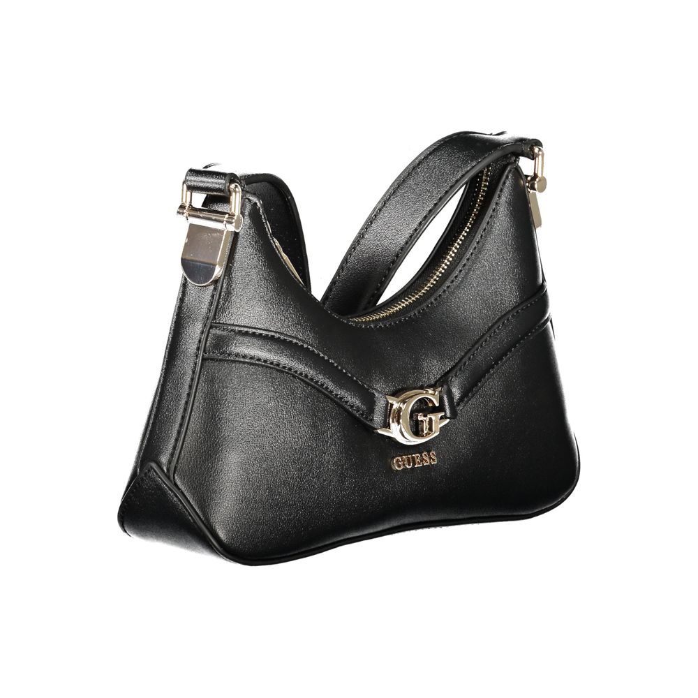 Nero Poliuretano Women Shoulder Bag - ventzia