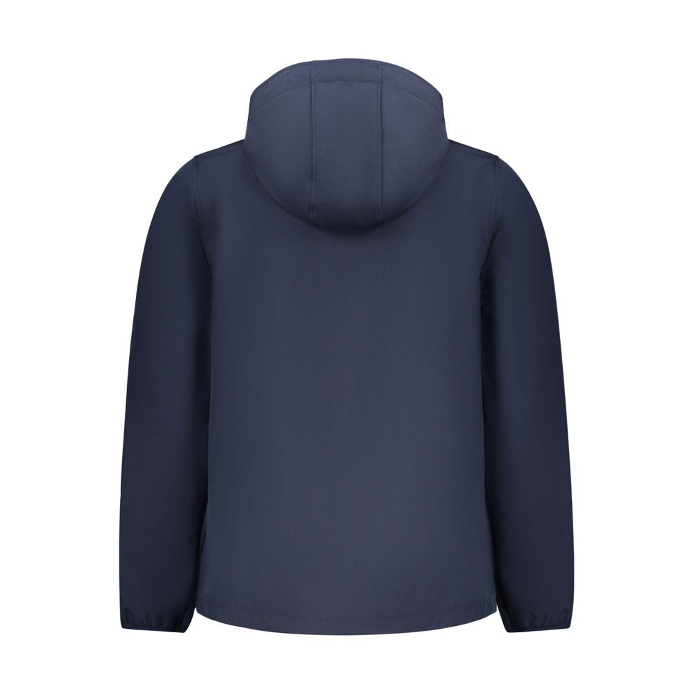Blue Polyester Men's Jacket - ventzia