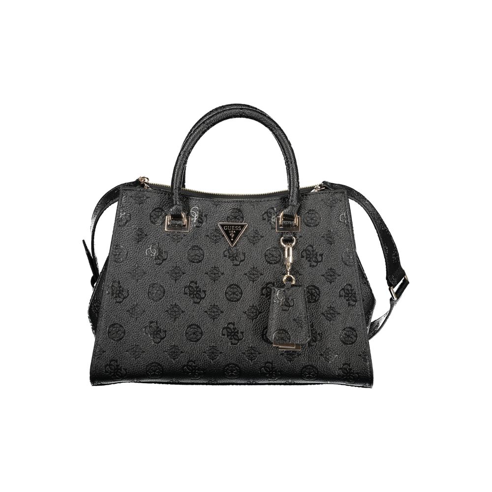 Nero Poliuretano Woman Handbag - ventzia