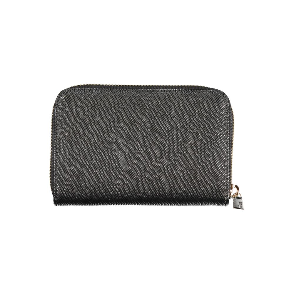 Nero Poliuretano Women Wallet - ventzia