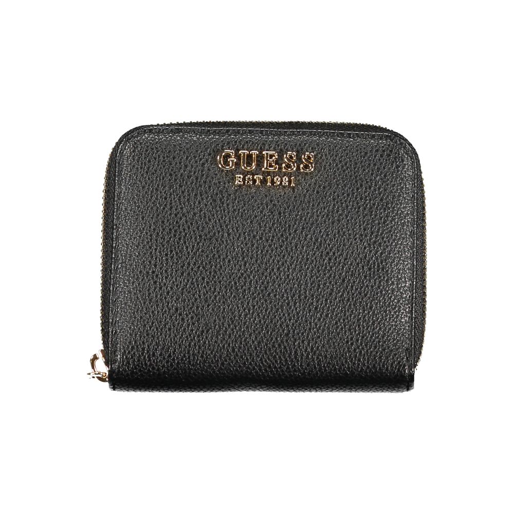 Nero Poliuretano Women Wallet - ventzia