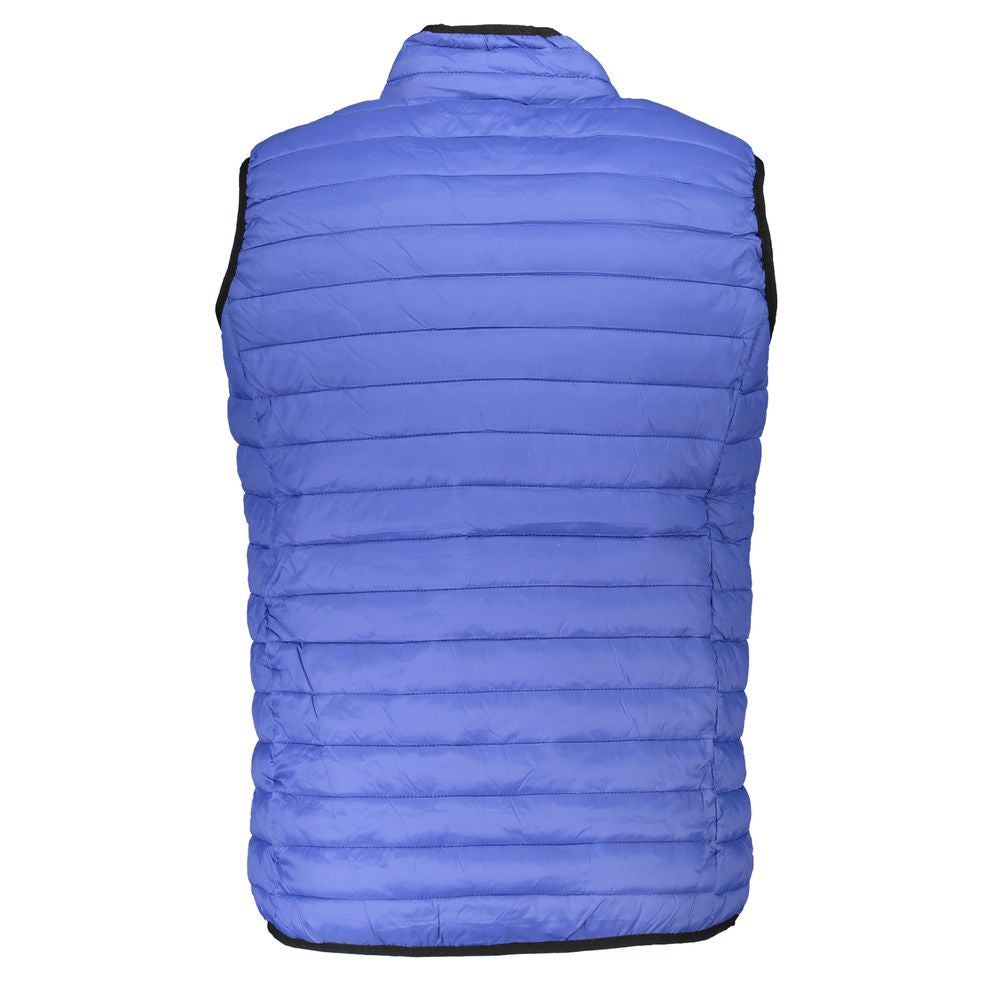 Blu Poliammide Men's Gilet - ventzia