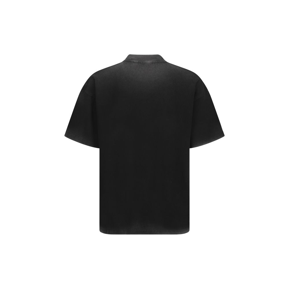 Black Cotton T-Shirt - ventzia
