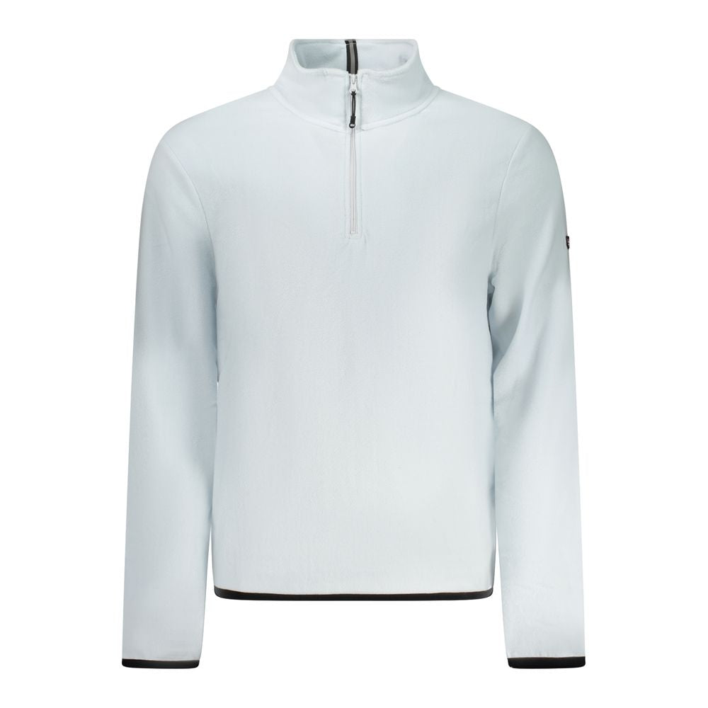Blue Polyester Men Sweatshirt - ventzia