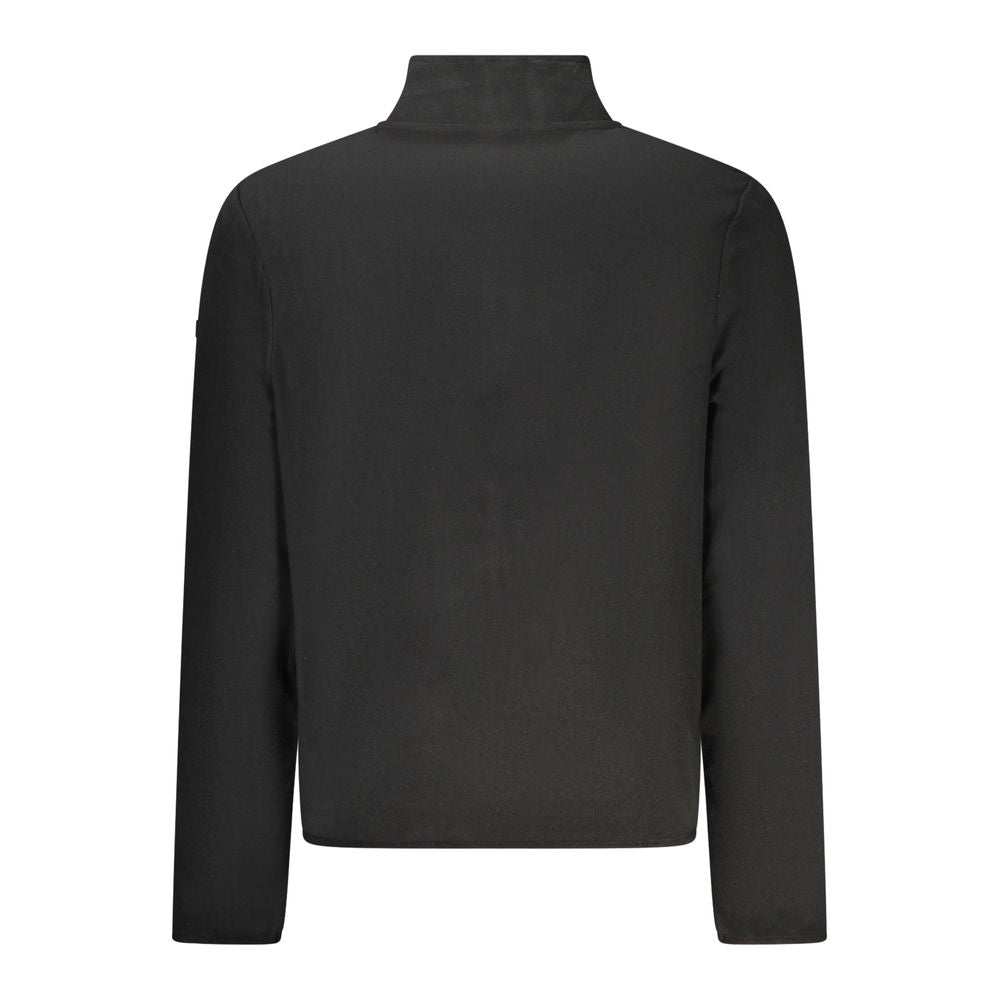 Black Polyester Men's Sweatshirt - ventzia