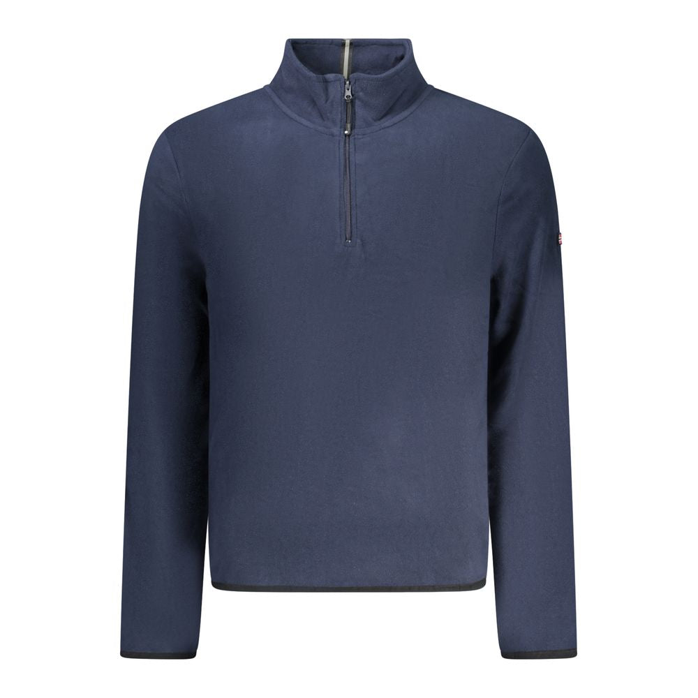 Blue Polyester Men's Sweatshirt - ventzia