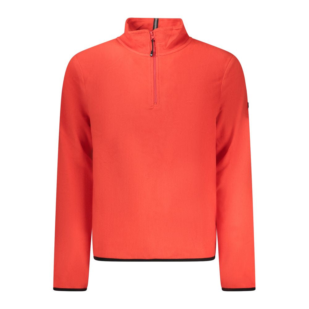 Red Polyester Men's Sweatshirt - ventzia
