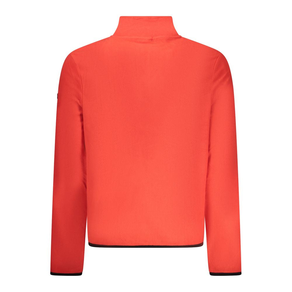 Red Polyester Men's Sweatshirt - ventzia