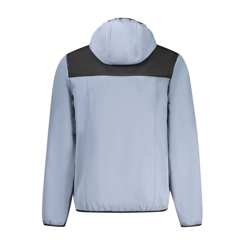 Blue Polyester Men's Jacket - ventzia