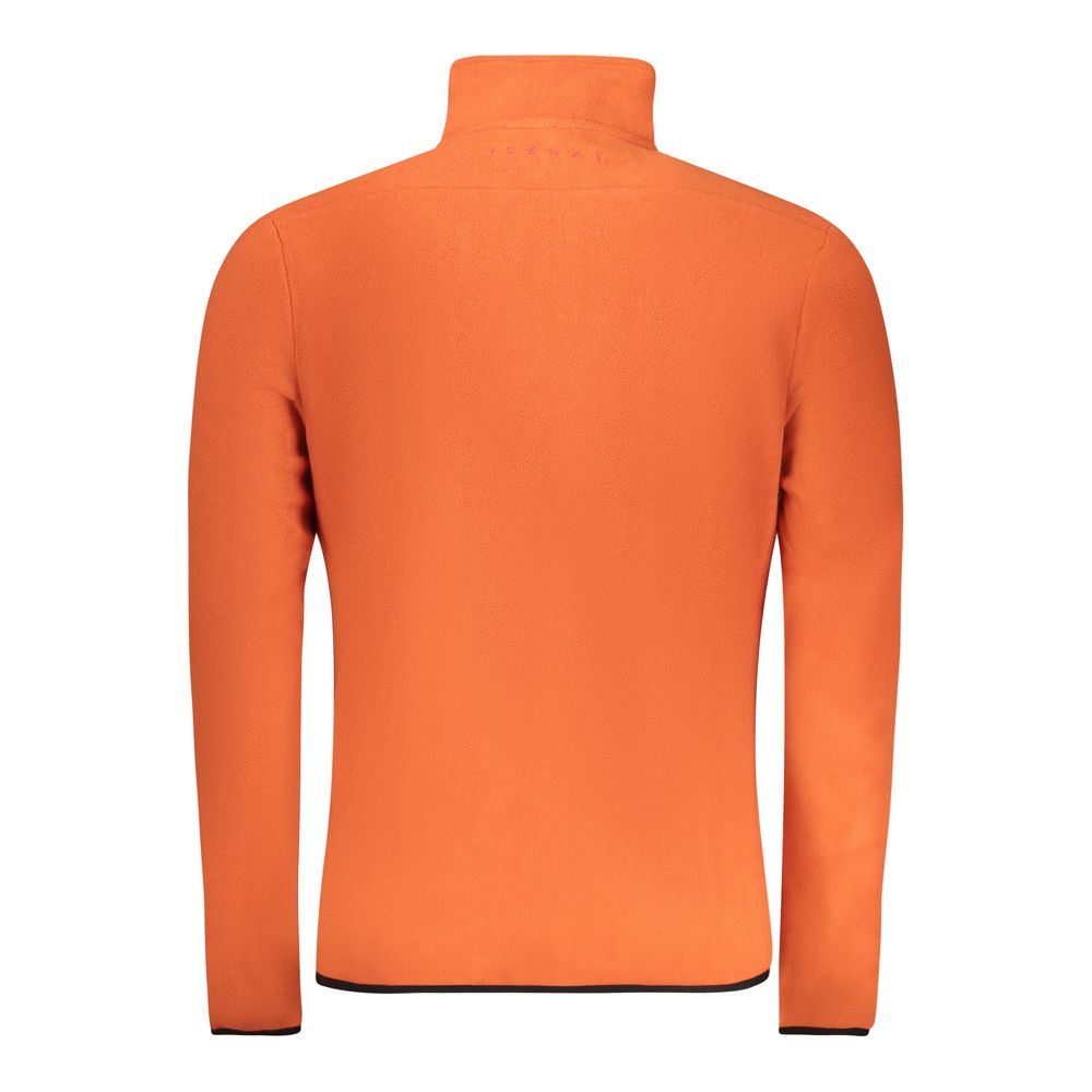 Arancione Polyester Mens Sweatshirt - ventzia