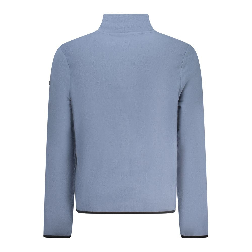 Blue Polyester Men's Sweatshirt - ventzia