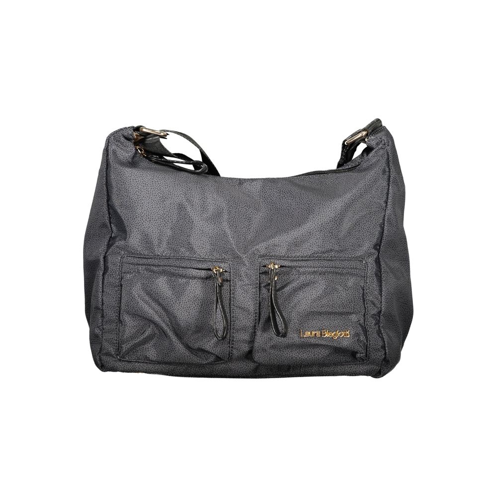 Black Polyester Women Handbag - ventzia