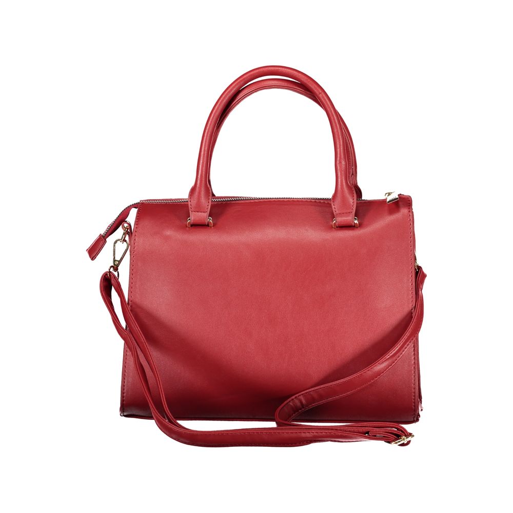Rosso PVC Women Handbag - ventzia