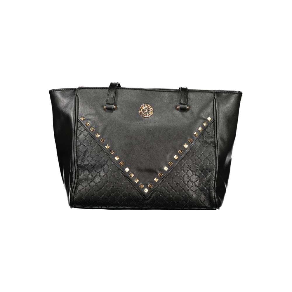 Black PVC Women Handbag - ventzia