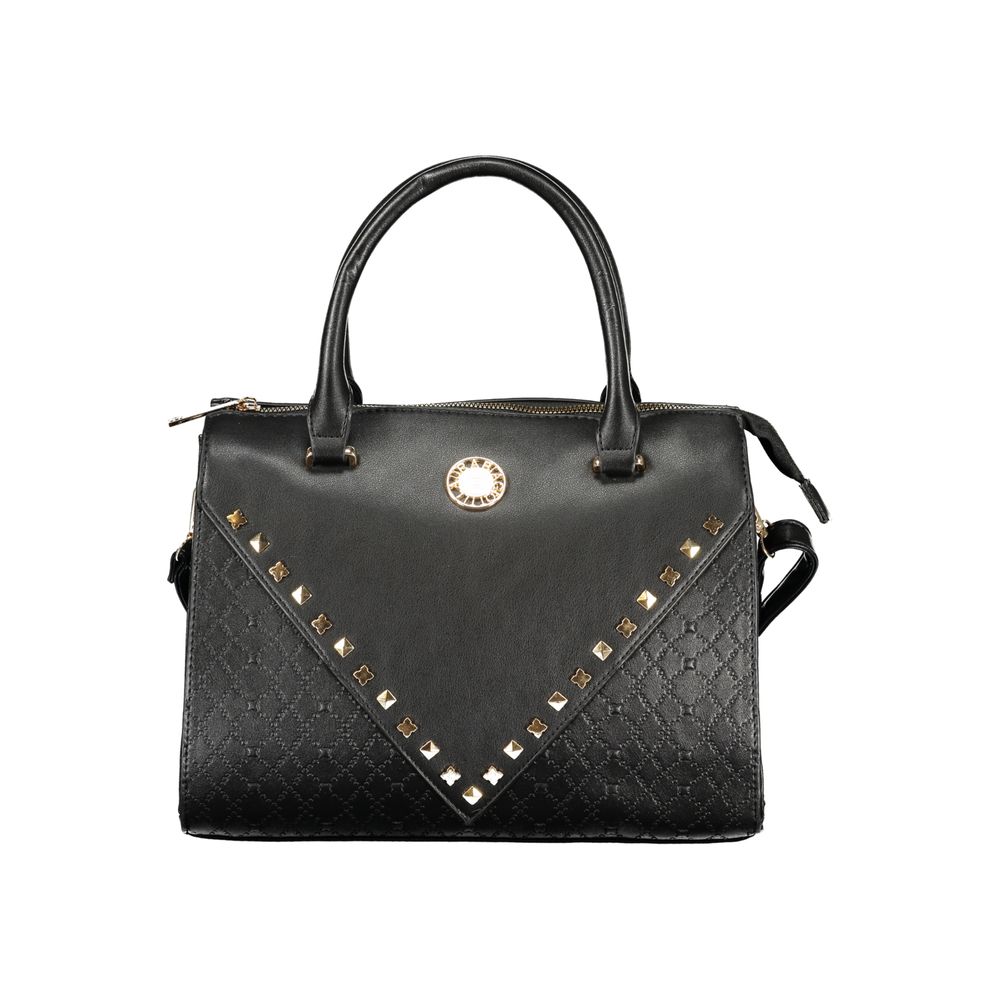 Black PVC Women Handbag - ventzia