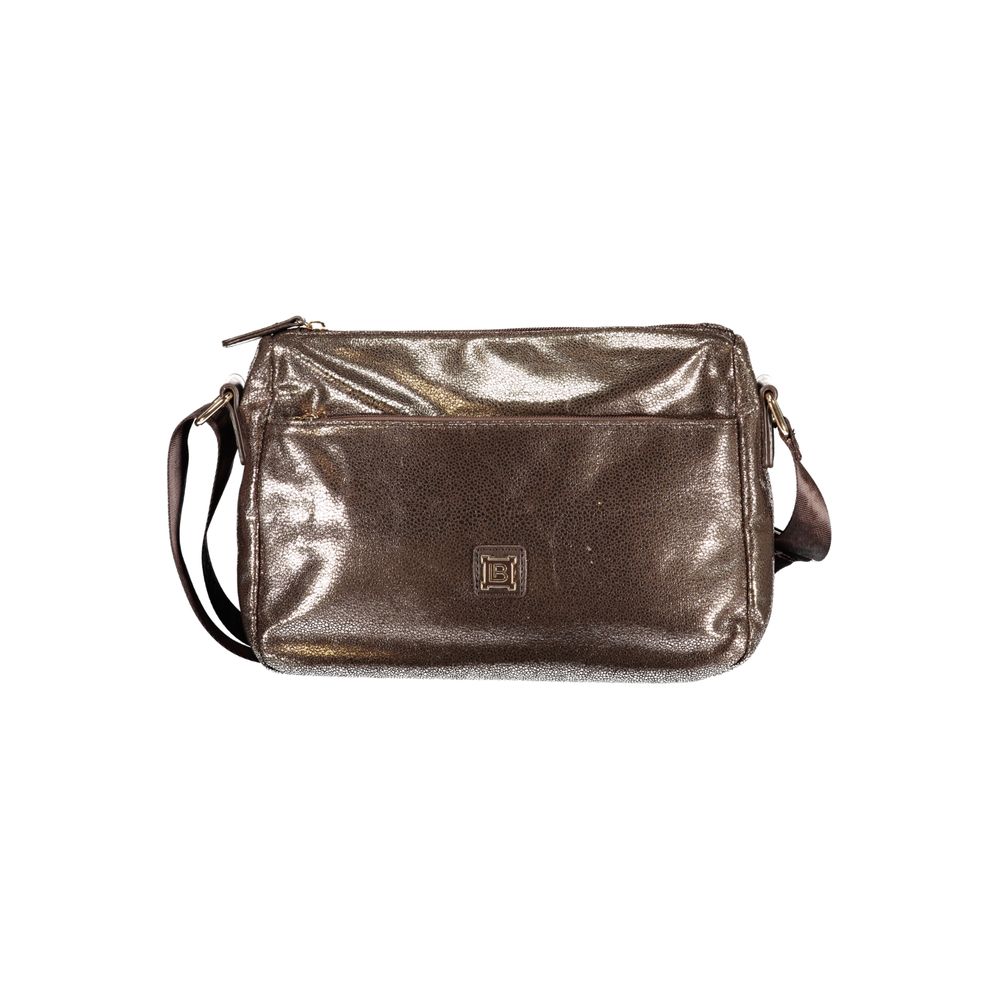 Bronze Polyester Handbag