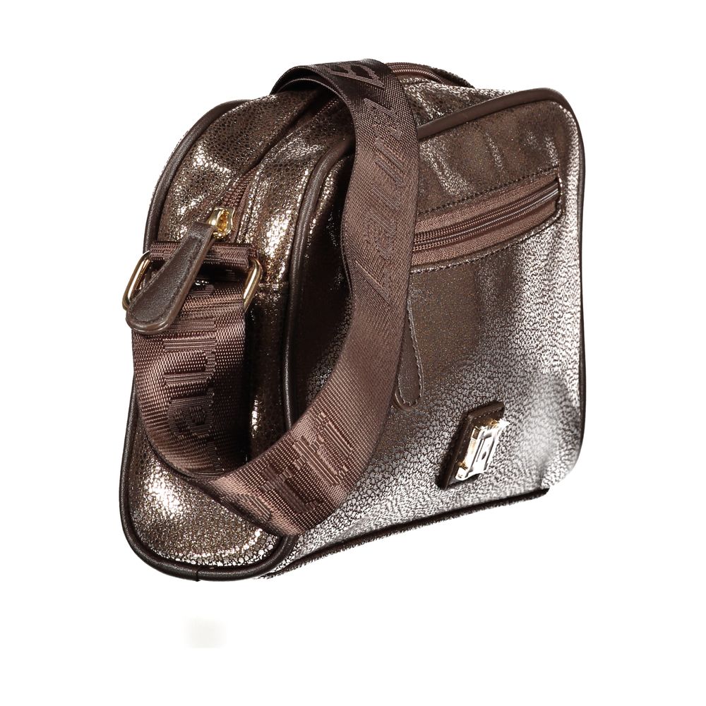 Bronze Polyester Handbag