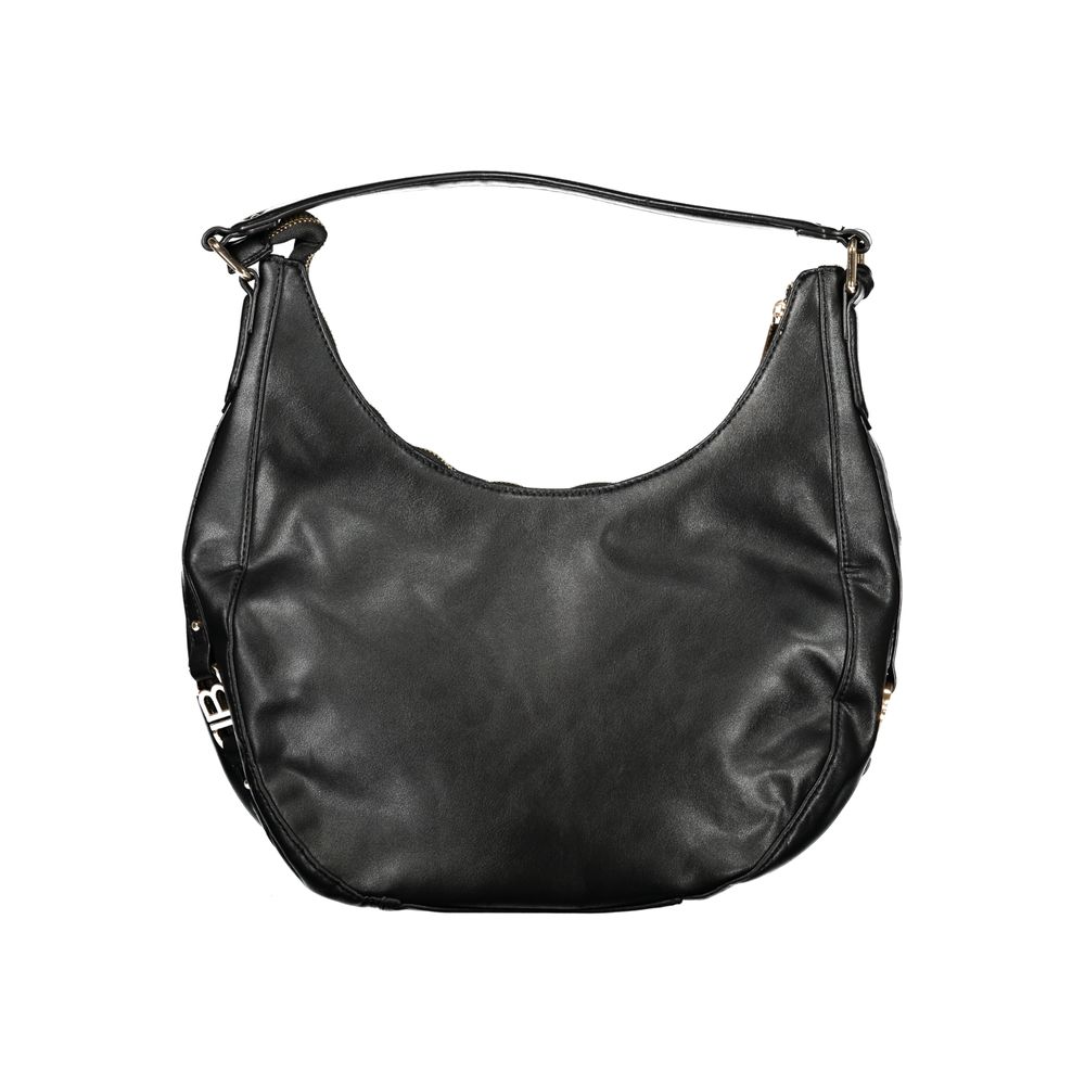 Black PVC Women Handbag - ventzia