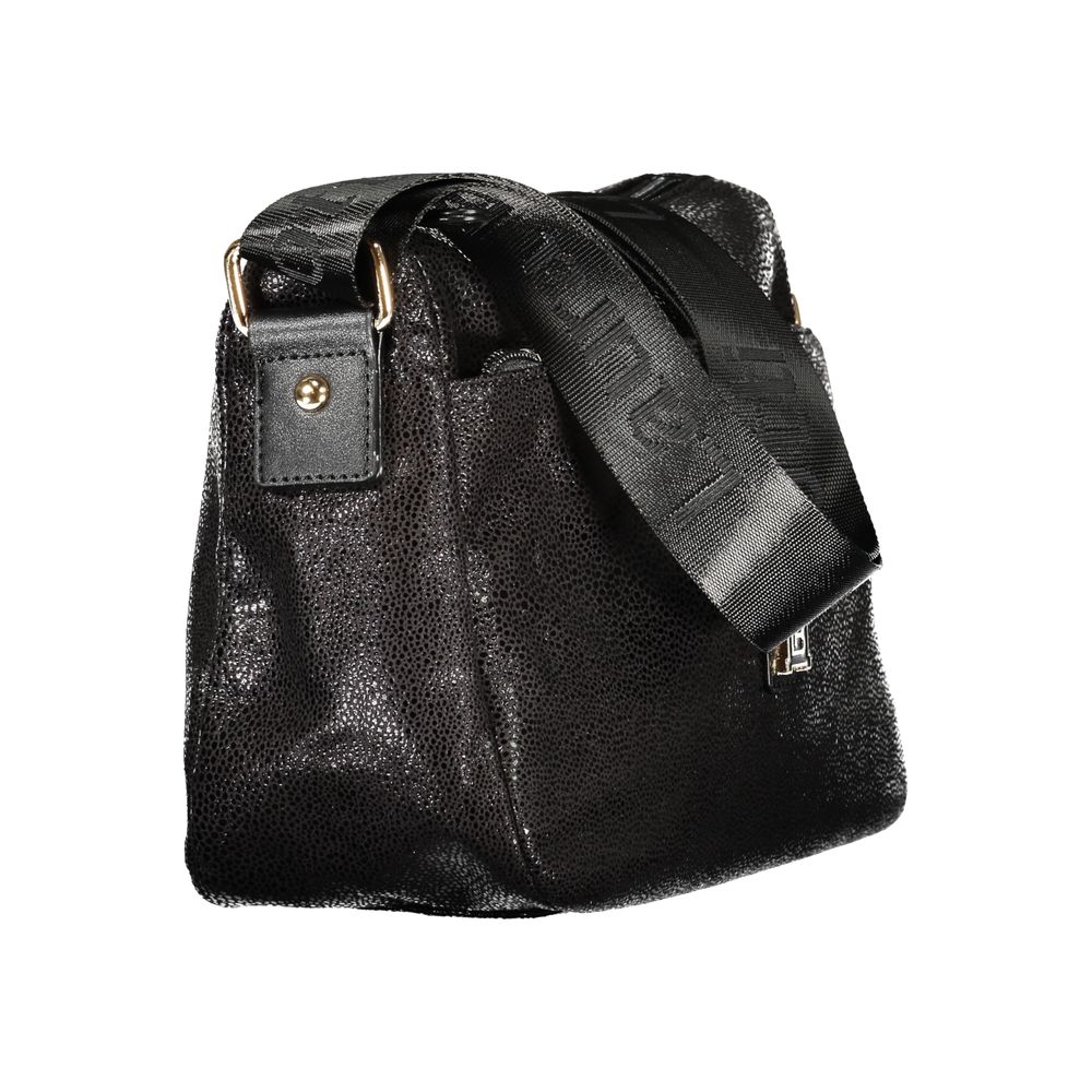 Black Polyester Handbag